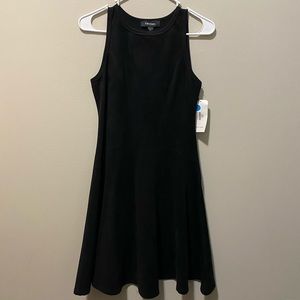 Karen Kane Small Faux Suede Fit & Flare Dress